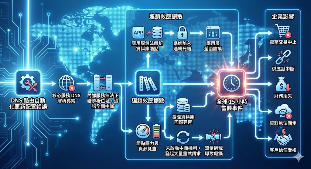 AWS 15 小時大當機，在在挑戰企業的數位韌性